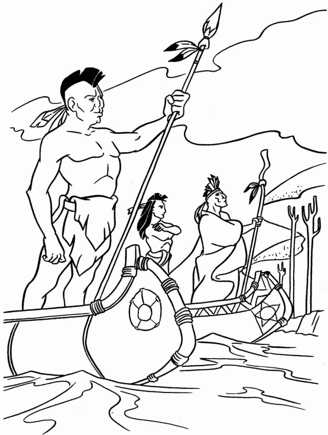 Native American Coloring Pages For Adults Special Agent Oso Riding 
