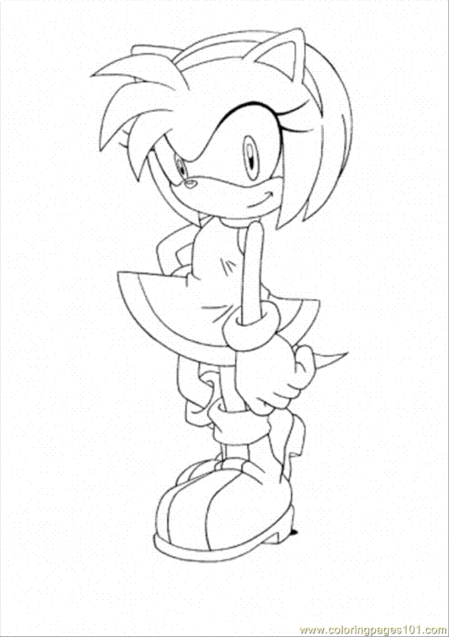 Search Results » Amy Rose Coloring Pages