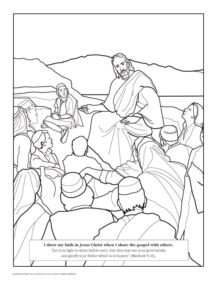 Beatitudes Colouring Pages (page 2)