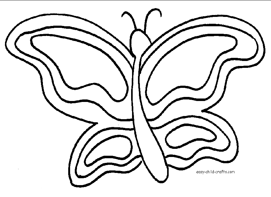 Free Butterfly Coloring Pages Printable