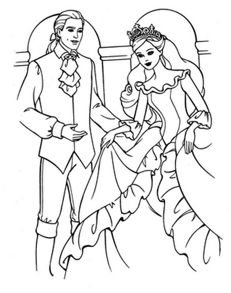 Coloring Page 20 Barbie Coloring Pages 07 Cartoons Barbie 