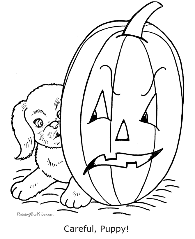 Free Printable Coloring Pages For Halloween | Free coloring pages