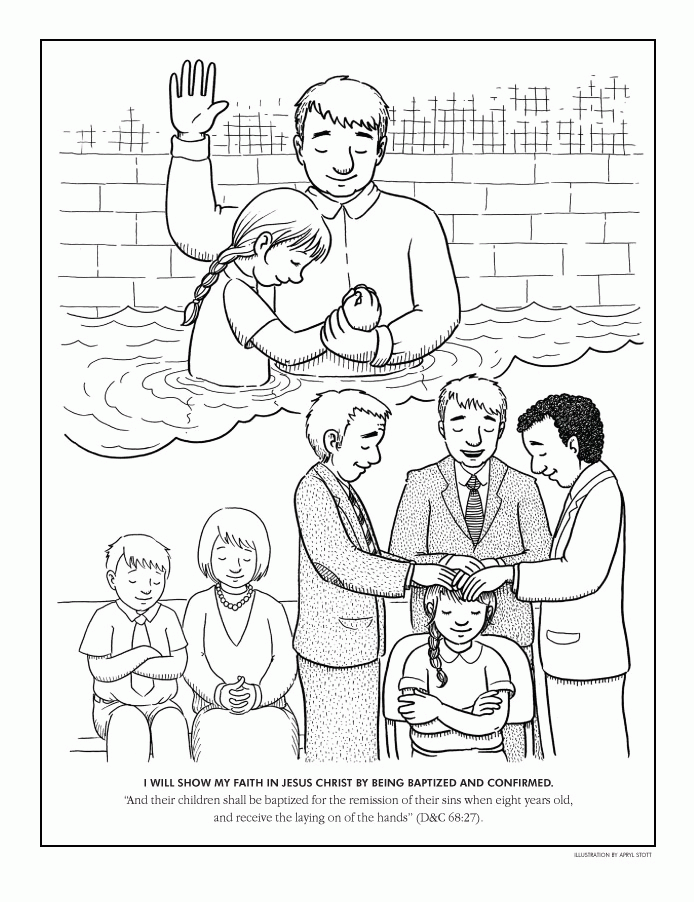 Lds Coloring Page Coloring Home