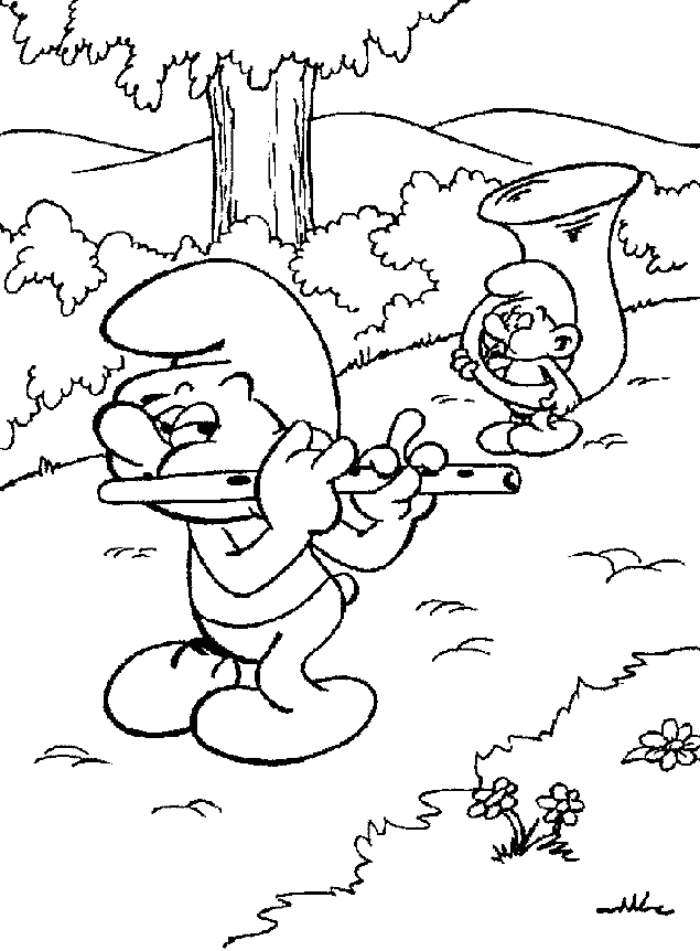 Coloring pages » The smurfs Coloring pages | coloring pages