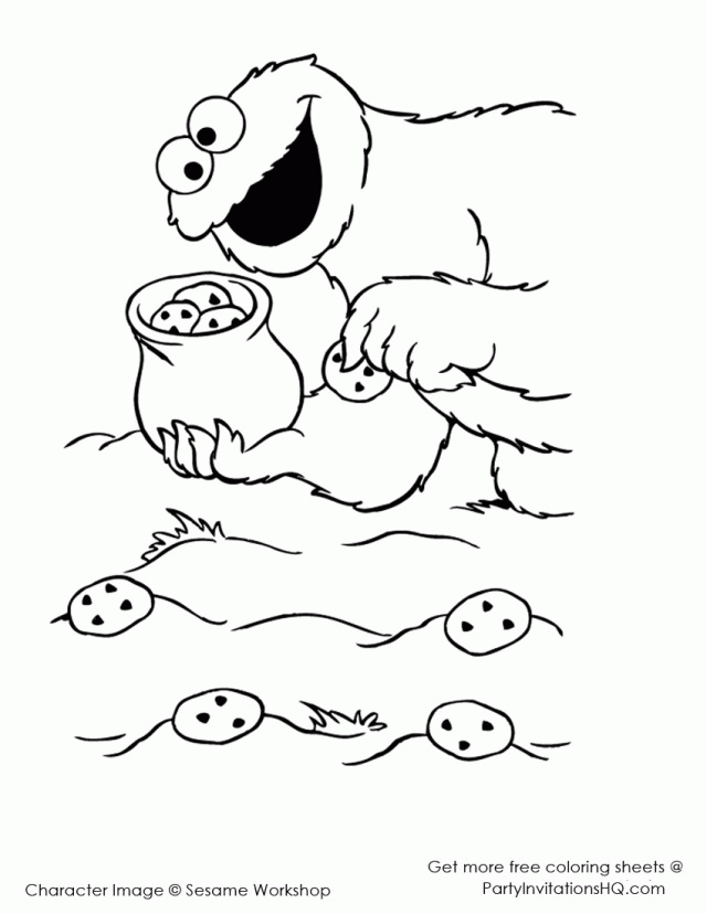 8 funny cookie monster coloring pages free fall coloring