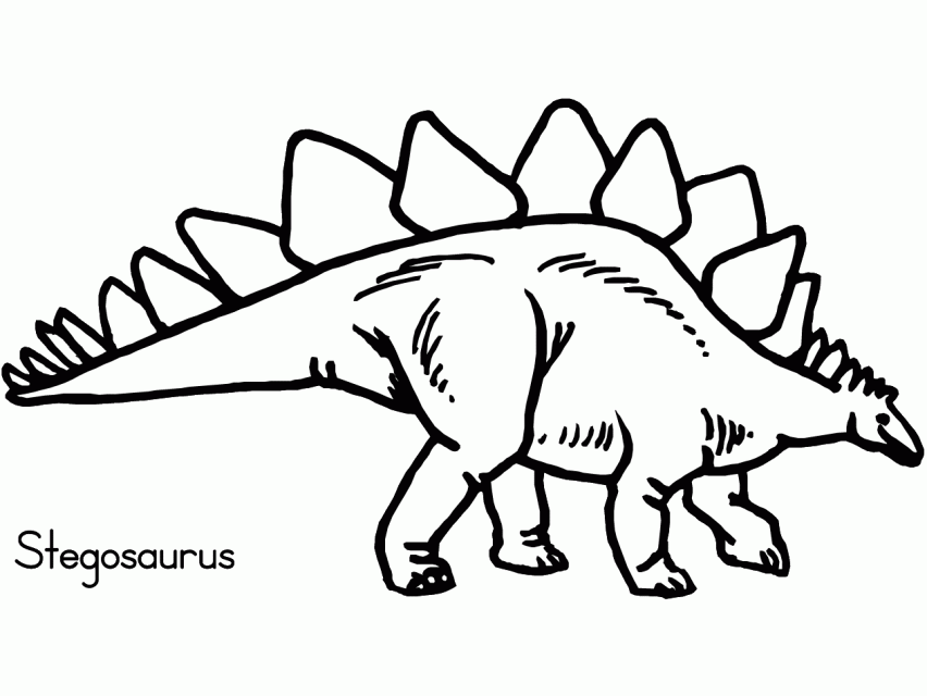 Stegosaurus Coloring Pages - Coloring Home