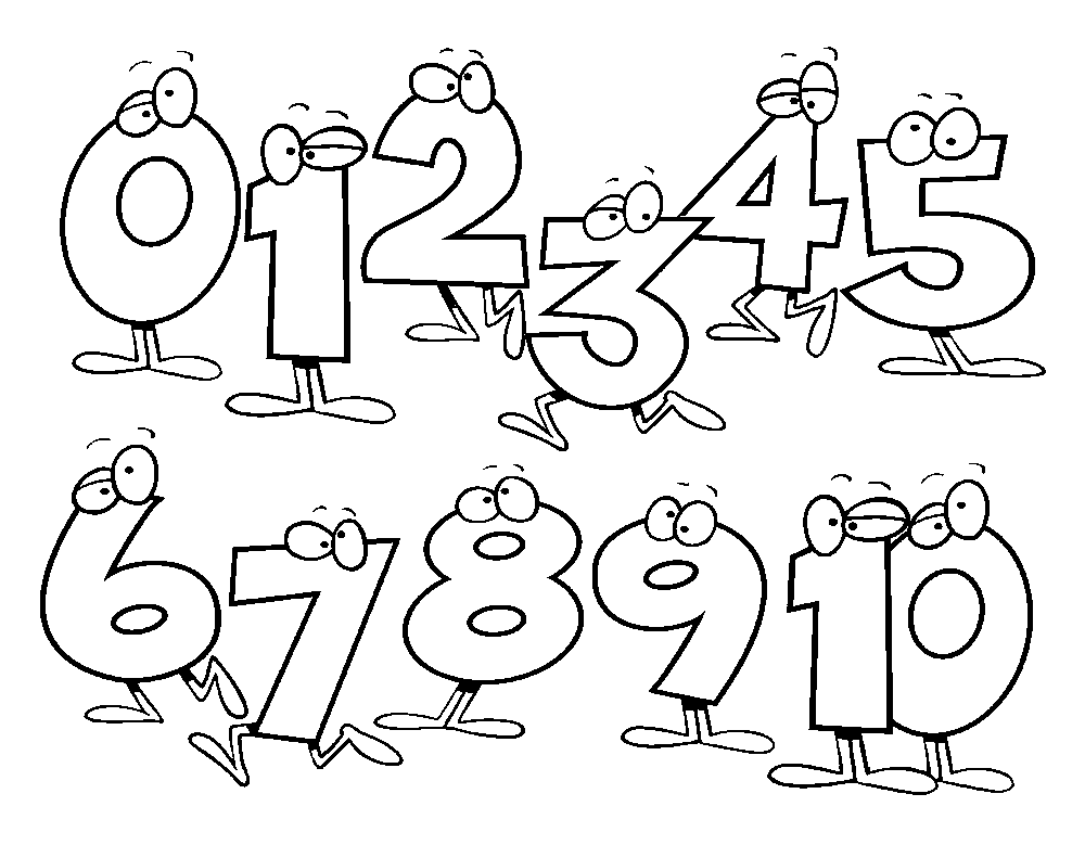 Number Coloring Pages #2627 | Pics to Color
