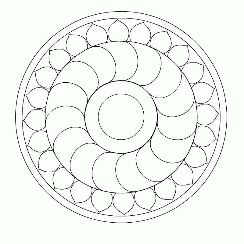 Featured image of post Mandala Coloring Pages Easy Simple Mandala Art - Print mandala coloring pages for free and color our mandala coloring!