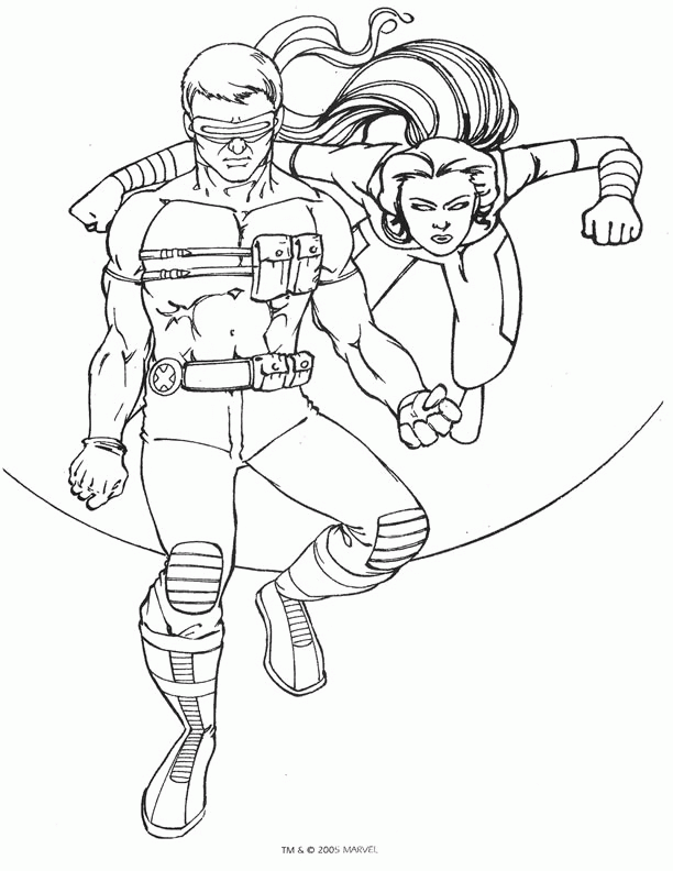 Vampire x men evolution Colouring Pages (page 2)