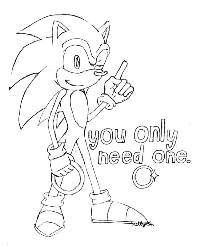 Free Coloring Pages of Sonic | Coloring Pages