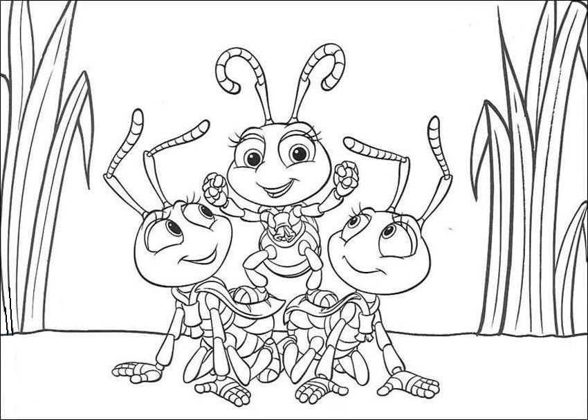 A Bug's Life Coloring pages Free Printable Download | Coloring 
