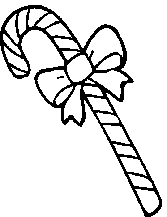 Printable Candy Cane Coloring Pages | kids coloring pages