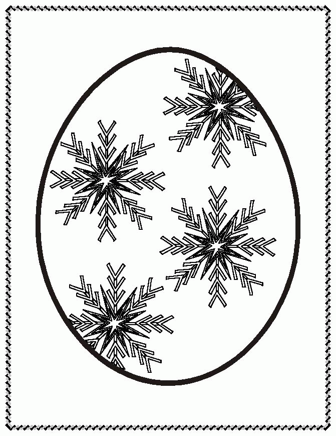 easter eggs colouring pages