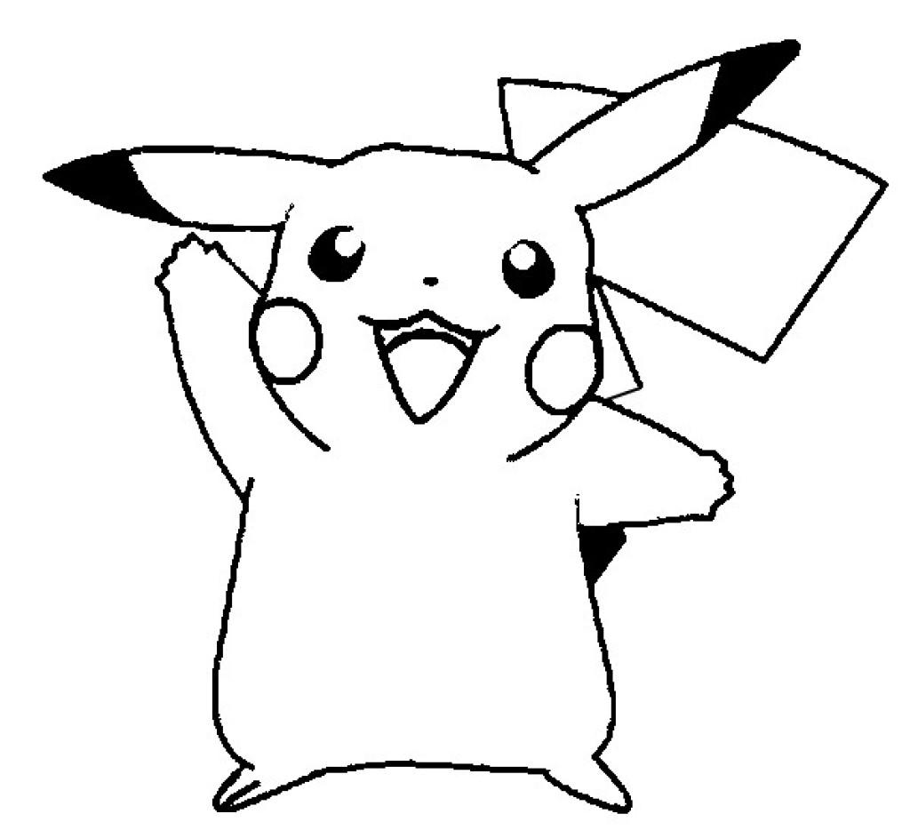Pokemon Pikachu Cute Coloring Pages Images & Pictures - Becuo