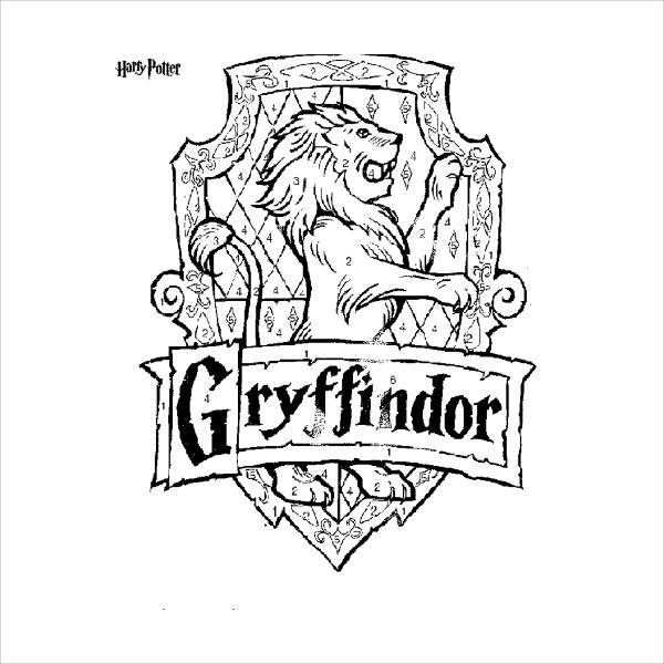 Harry Potter Coloring Pages Hogwarts Crest posted by Christopher Tremblay