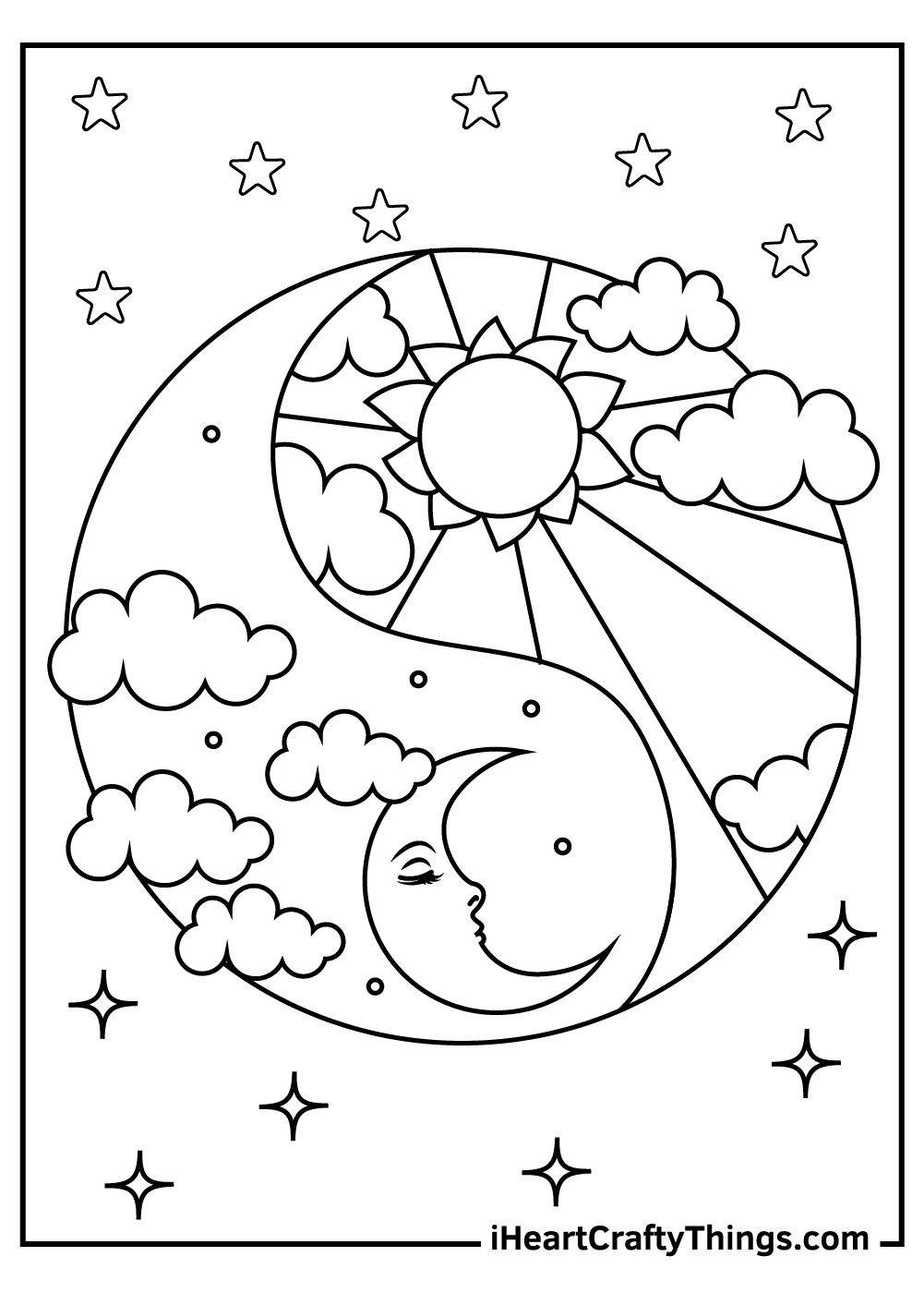 Sun And Moon Coloring Pages (Updated 2023)