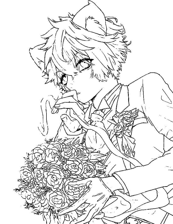 7 Anime Coloring Pages  PDF JPG