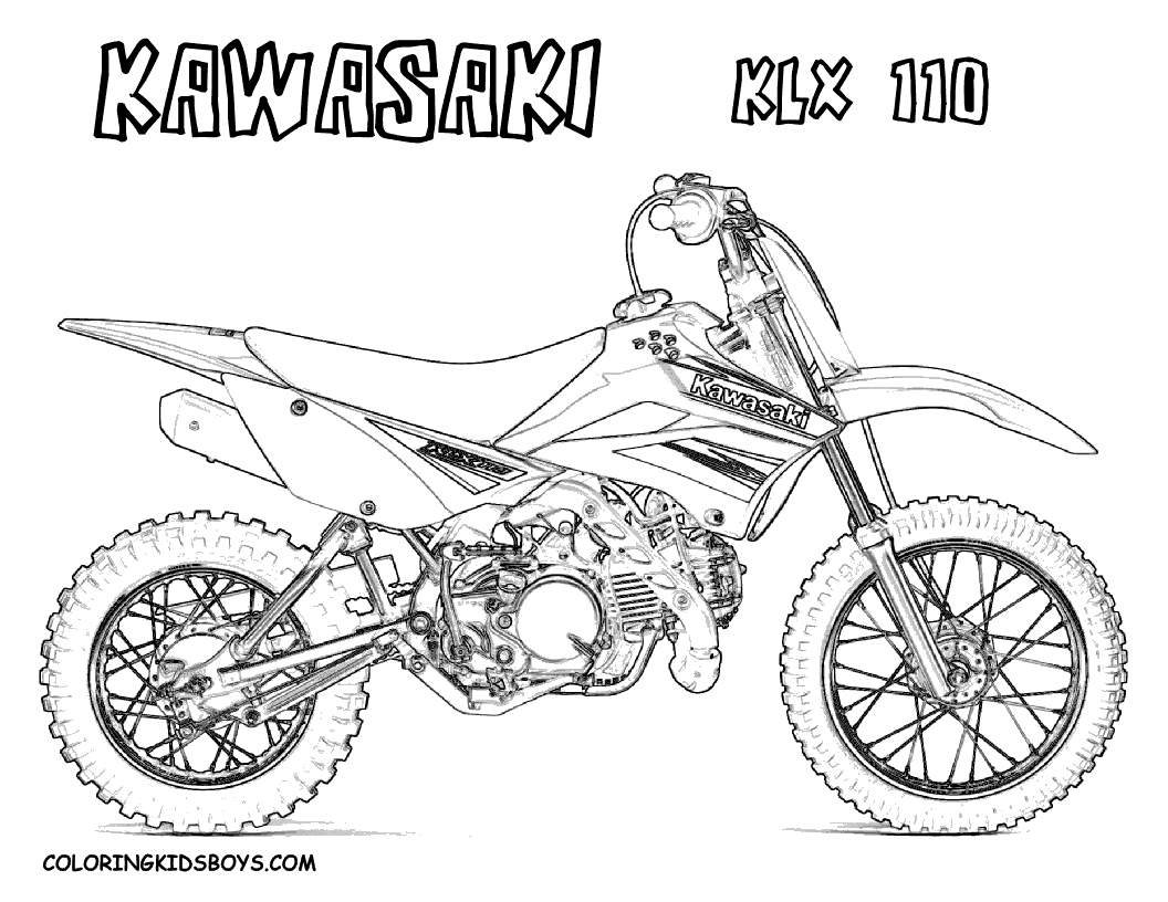 Free Motocross Bikes Coloring Pages, Download Free Motocross Bikes Coloring  Pages png images, Free ClipArts on Clipart Library