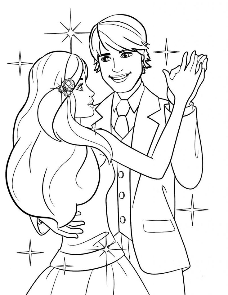 Wedding Coloring Pages - Best Coloring Pages For Kids | Dance coloring pages,  Barbie coloring, Wedding coloring pages