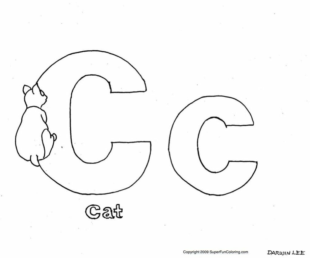 Free Printable Alphabet Letters Coloring Pages - High Quality ...