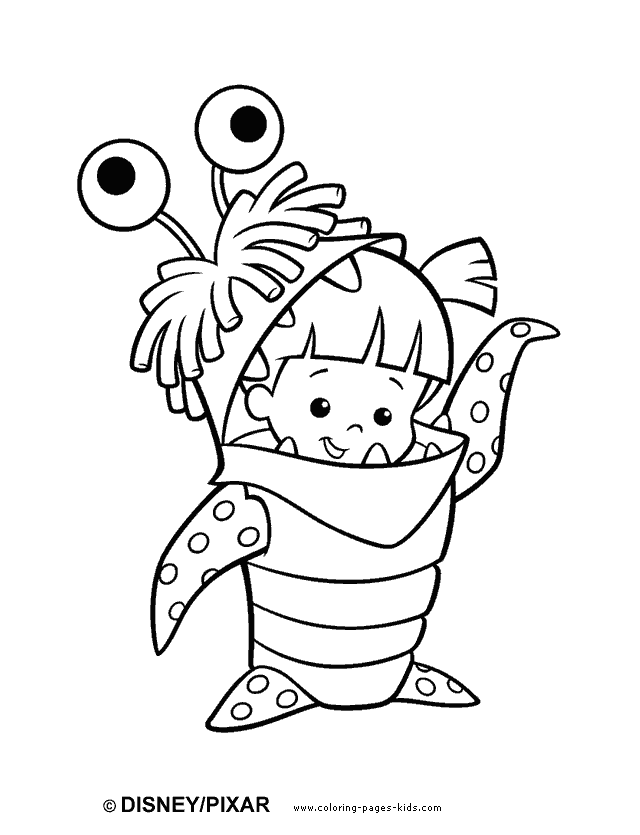 Monsters Inc - Coloring Pages for Kids and for Adults
