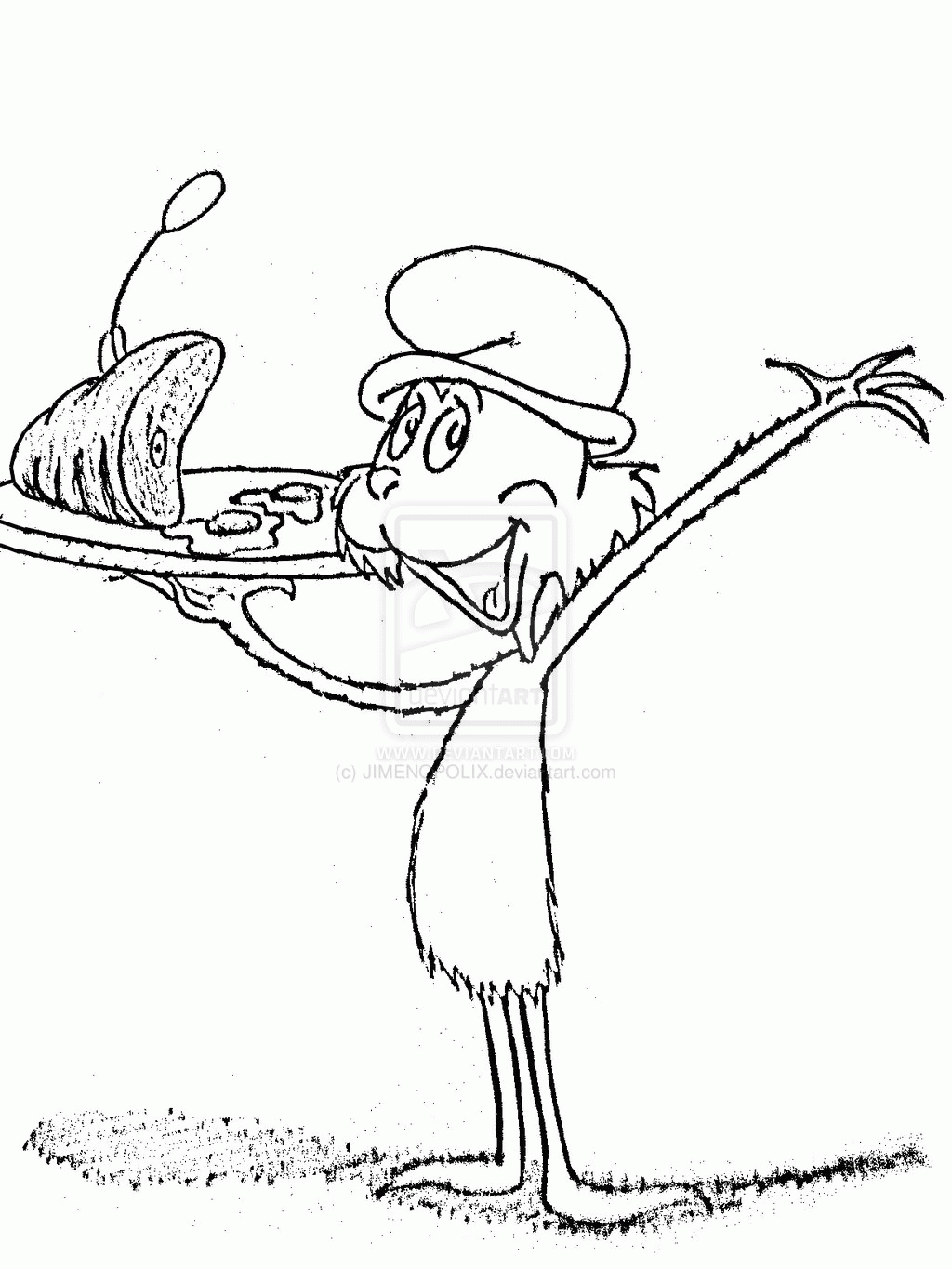 Ham - Coloring Pages for Kids and for Adults