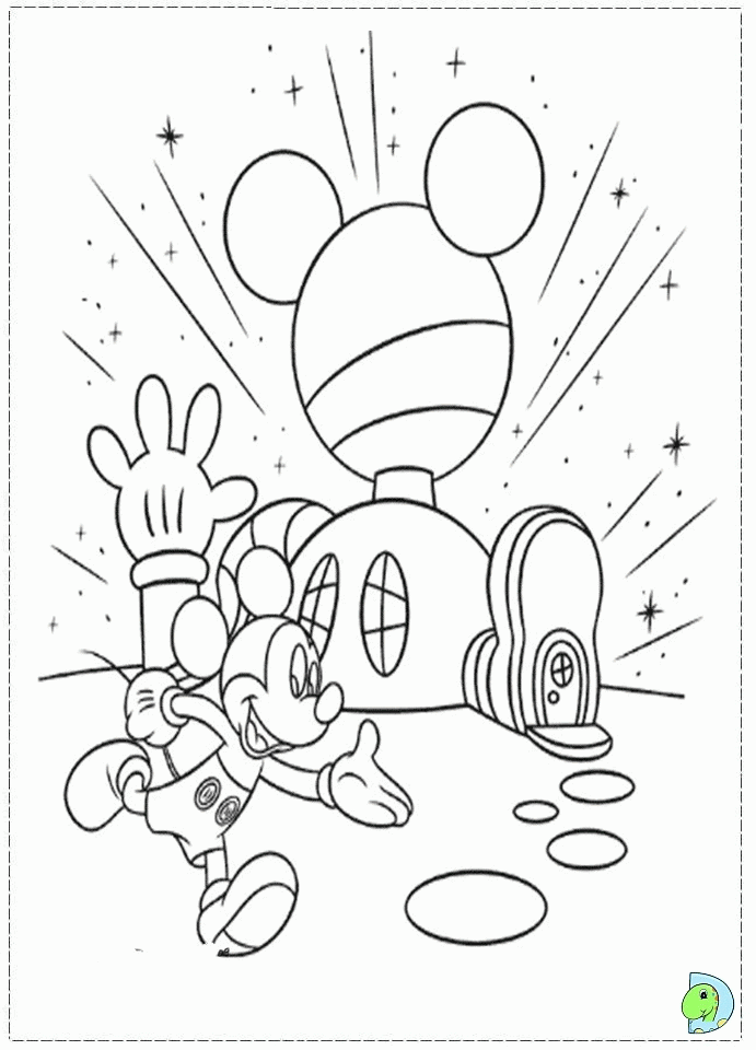 Science Photo Images For Mickey Mouse Clubhouse Coloring Pages ...