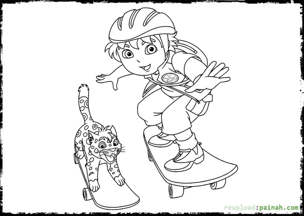 Go Diego Go Coloring Pages (16 Pictures) - Colorine.net | 4166