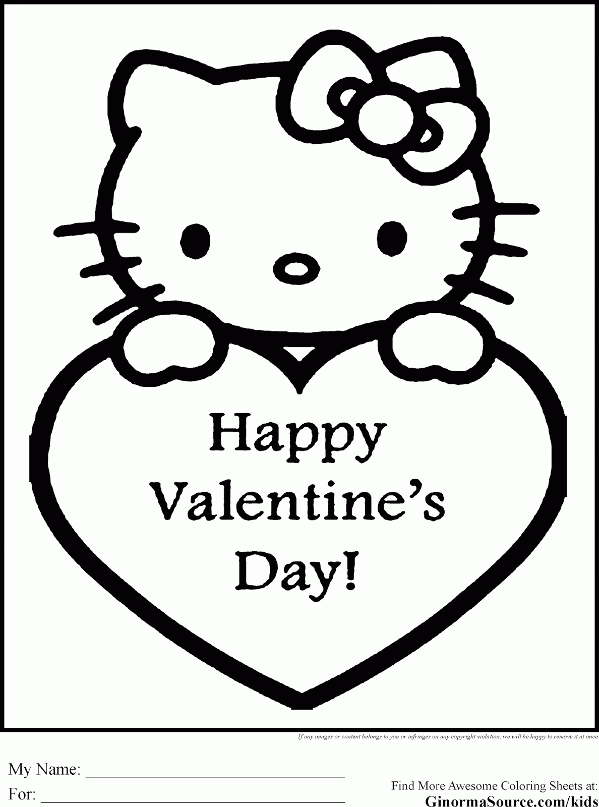 20 Valentine's Day Coloring Pages Free Printable   Coloring Home