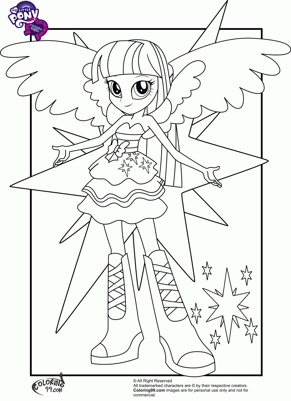 12 Pics of Human Twilight Sparkle Coloring Page - My Little Pony ...