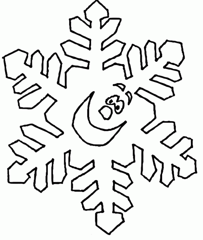 10 Pics of Simple Coloring Pages Snow - Simple Snowflake Coloring ...
