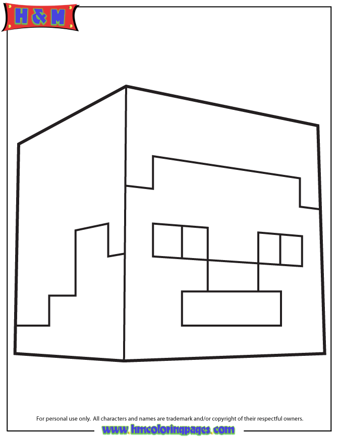 Minecraft Coloring Pages Steve Coloring Home