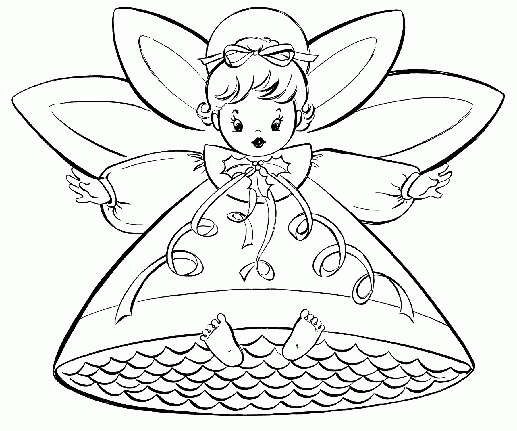 Angel Coloring Pages Print Out Angel Color Page Free Guardian ...