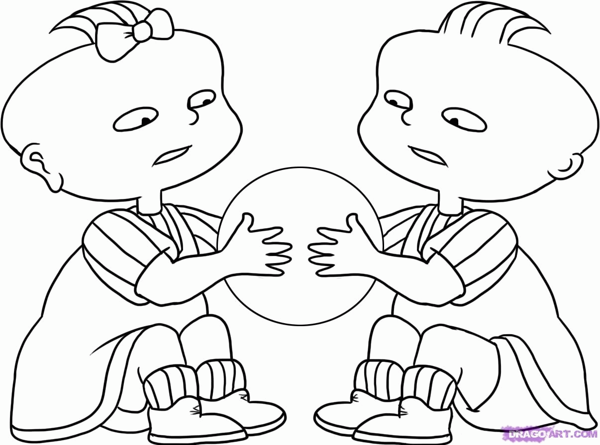 Rugrats Coloring Pages Rugrats Tommy Coloring Pages. Kids Coloring ...