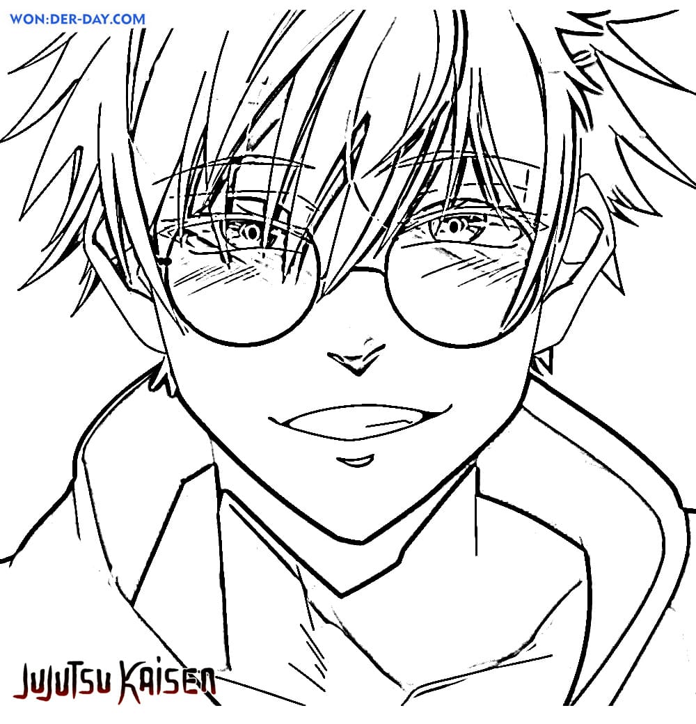 Jujutsu Kaisen Coloring Pages   Printable Coloring Pages ...