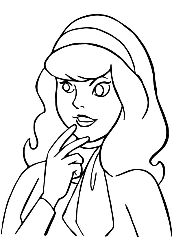 Coloring Pages | Daphne Blake Coloring Pages