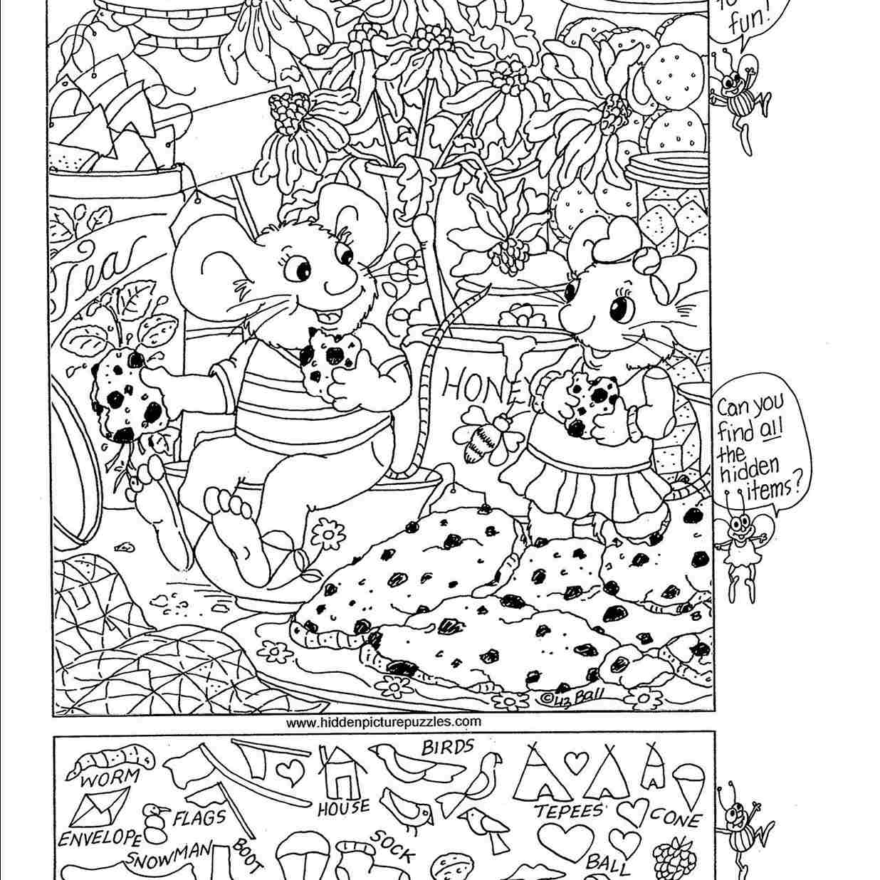 Free, Printable Hidden Picture Puzzles For Kids Coloring Home