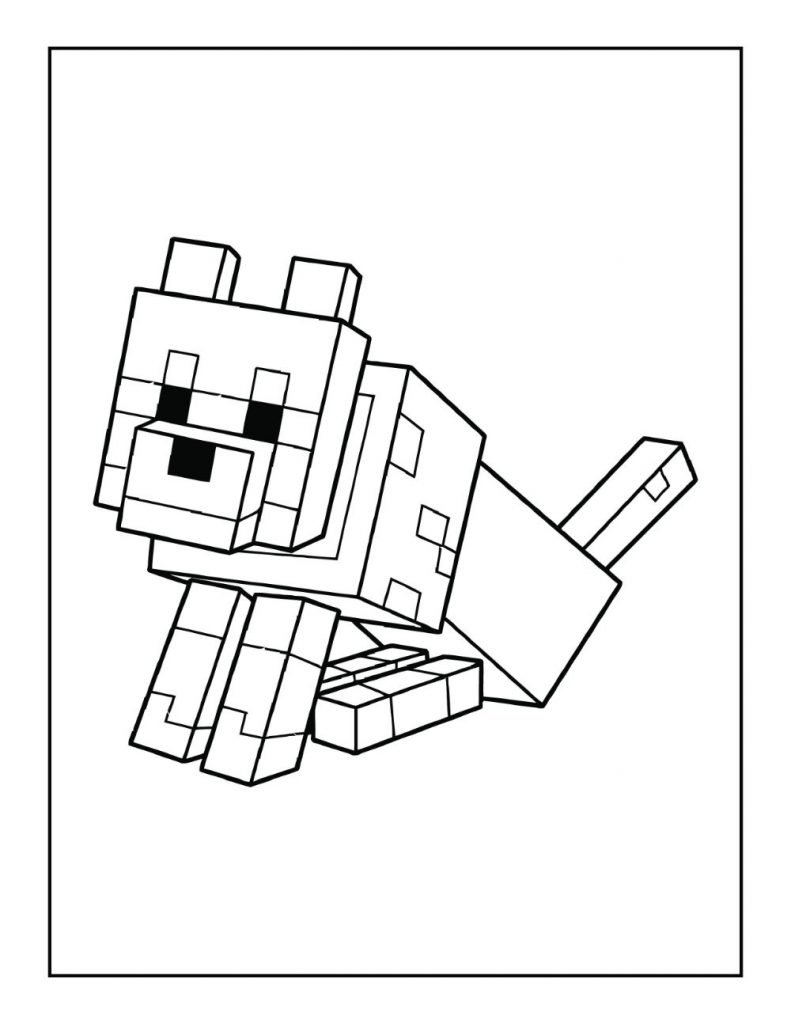 Free Minecraft Coloring Pages For Download PDF   VerbNow ...
