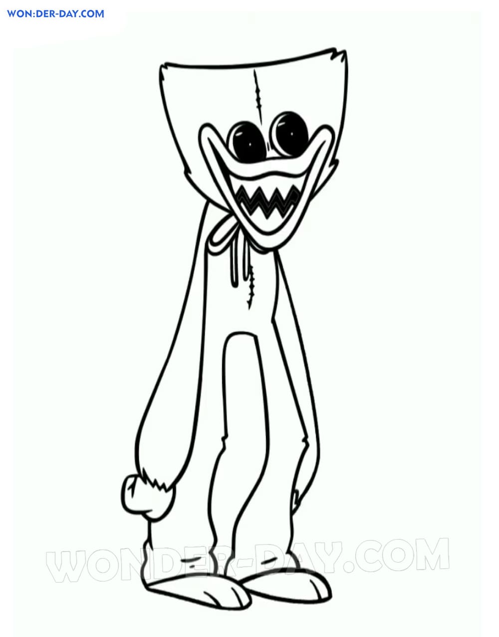 Huggy Wuggy Coloring Pages Printable Coloring Pages Coloring Home
