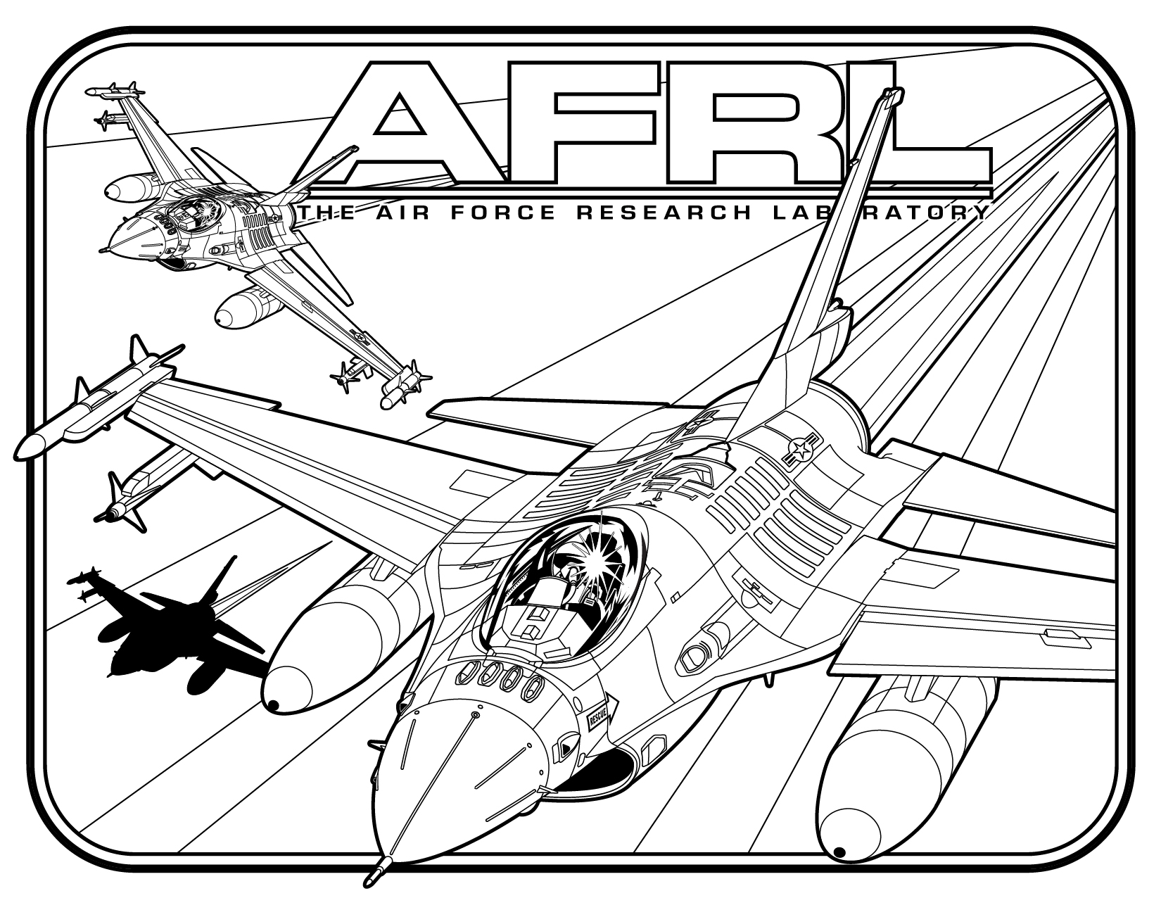 STEM Coloring Pages – Air Force Research Laboratory