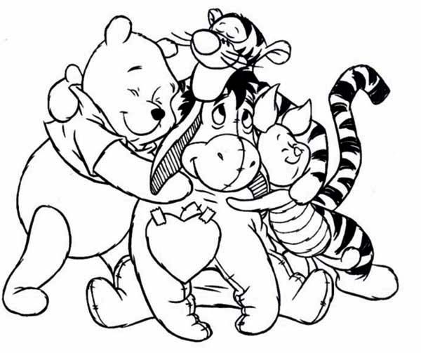 Baby Winnie The Pooh Coloring Pages Free Coloring Pages On Coloring Home