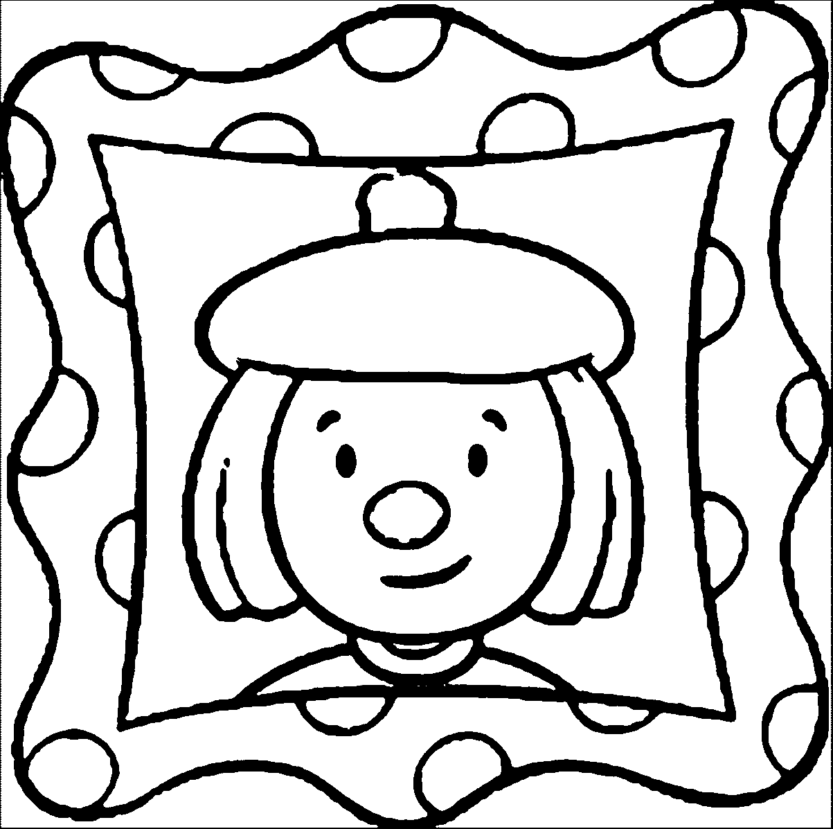 JoJo Circus Picture Coloring Page | Wecoloringpage