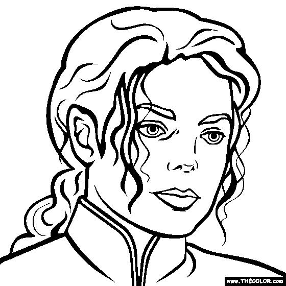 Michael Jackson Coloring Page | Michael Jackson Coloring