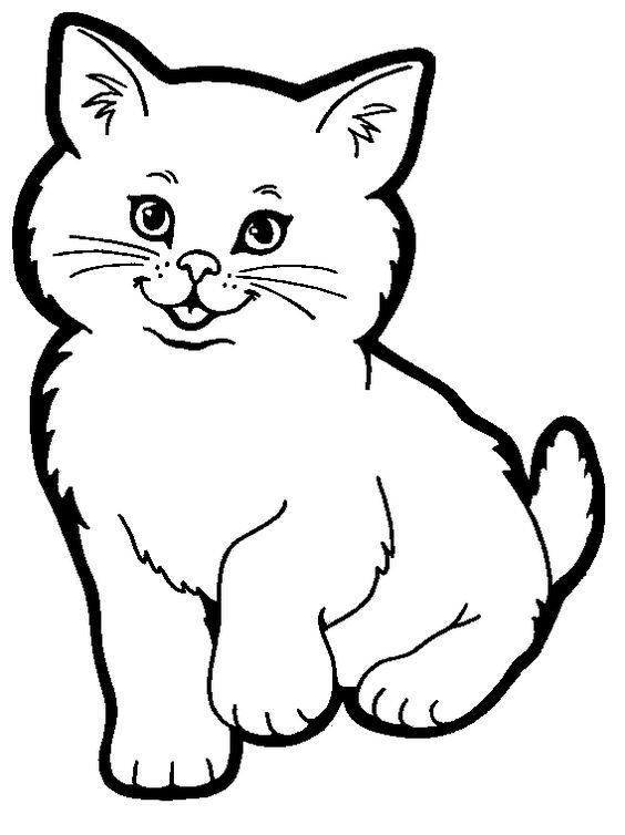 Coloring, Cute cats and For kids on Pinterest