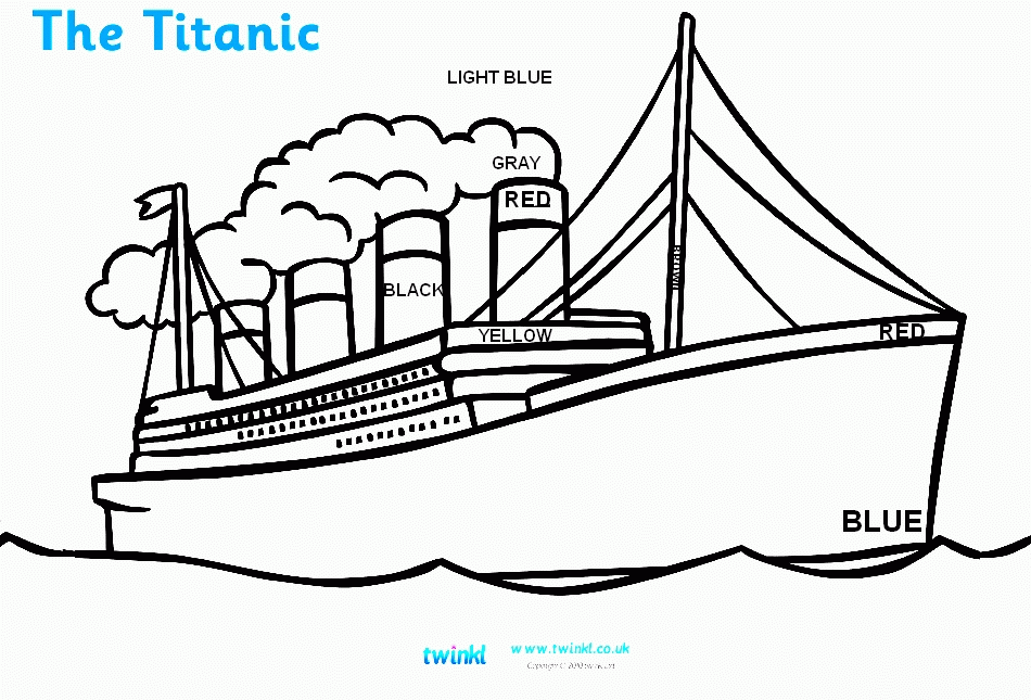 Related Titanic Coloring Pages item-11051, Titanic Coloring Pages ...