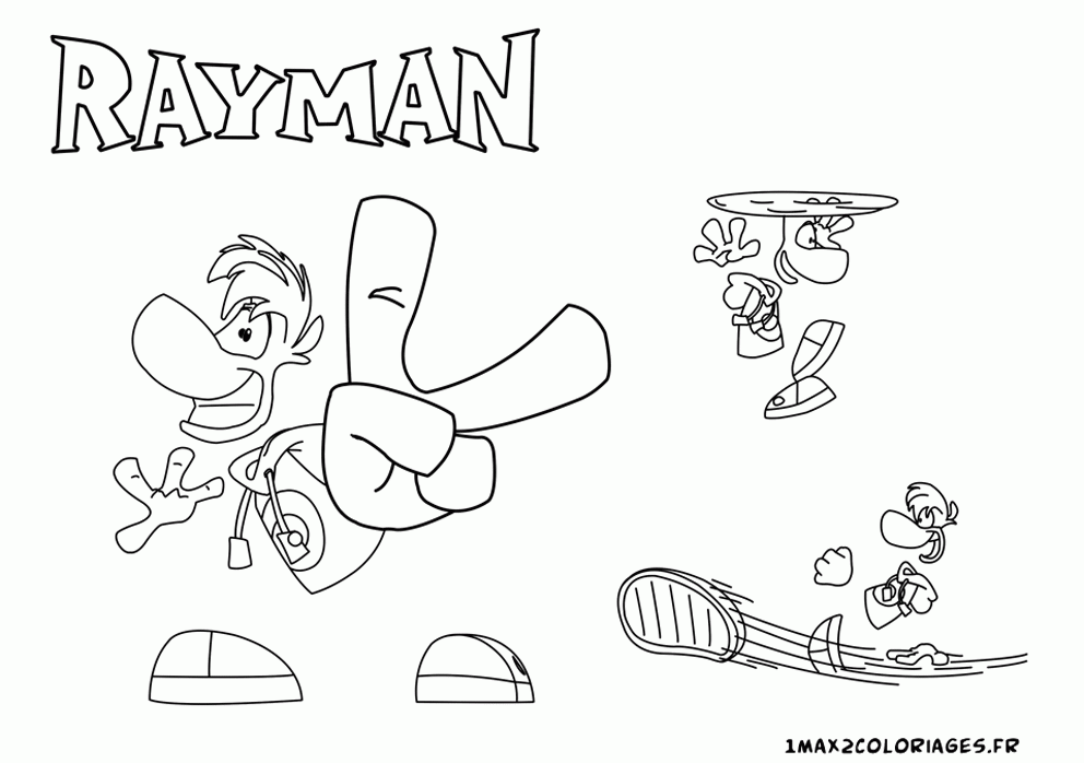 Rayman Origins Coloring Pages Sketch Coloring Page - Coloring Home