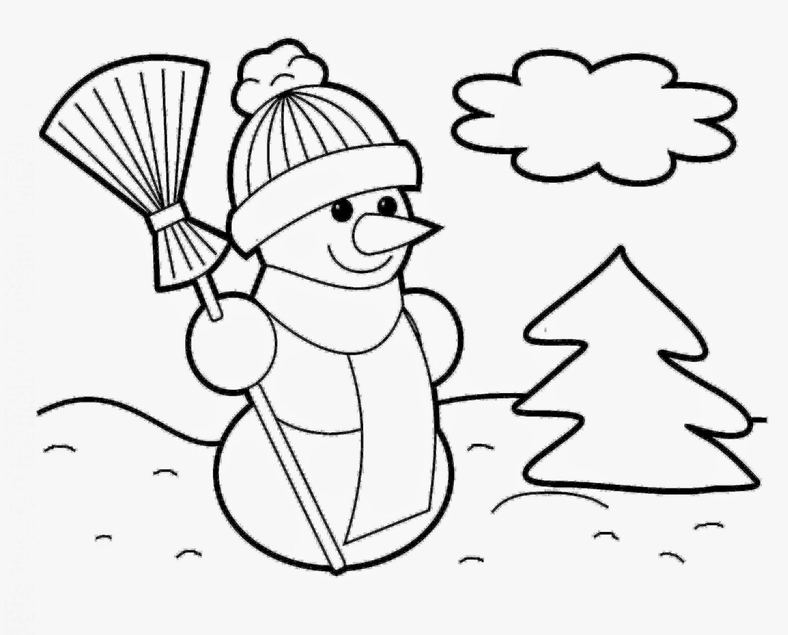 Prek Christmas Coloring Pages   Coloring Home