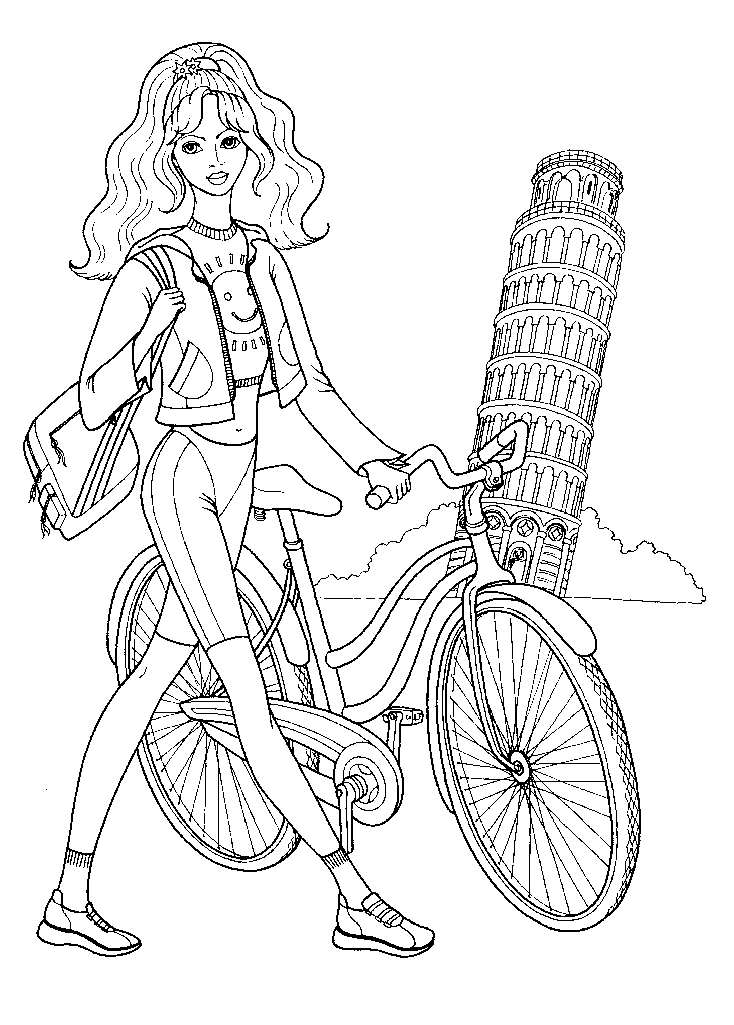 Fashion Coloring Pages For Girls Printable - Coloring Home