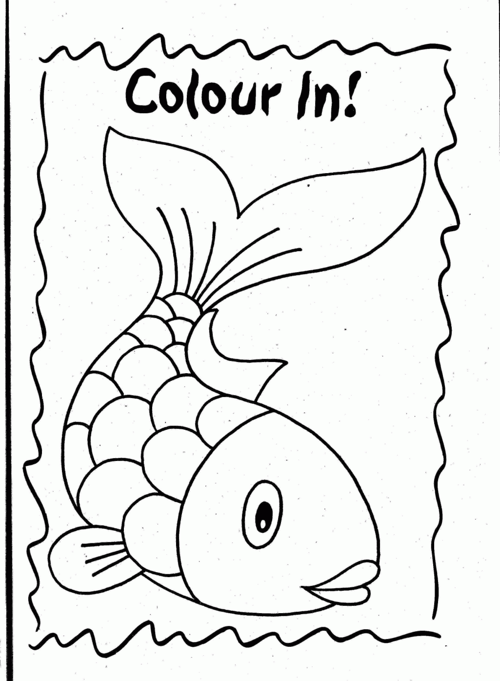 Pre K Coloring Pages Printables Awesome Rainbow Fish Printables ...