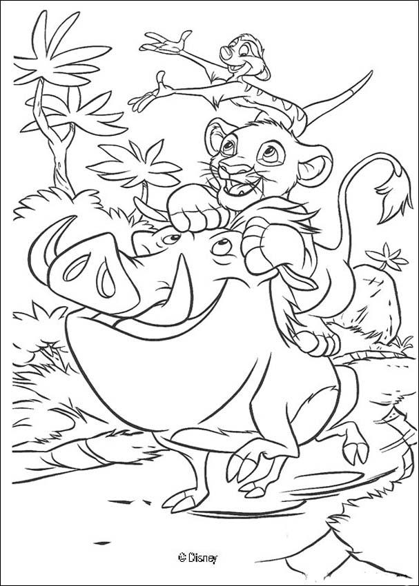 Download The Lion King Coloring Page - Coloring Home